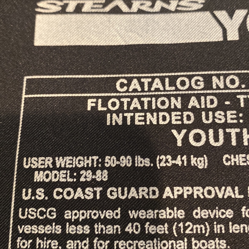 Steans Life Jacket - Picture 6 of 7